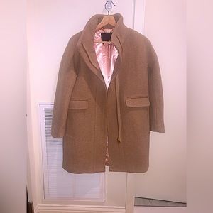 J Crew cocoon coat in Italian stadium-cloth. Like new w/o tags